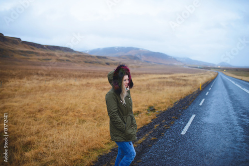 Woman on Road
