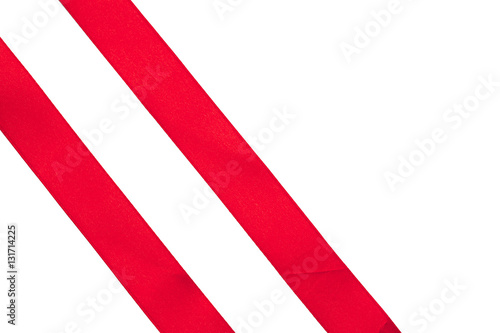 Red ribbon on white background Free Download Red ribbon on white background - GFXLoad
