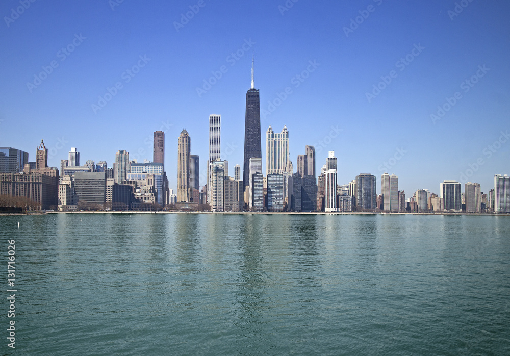 Obraz premium Chicago skyline