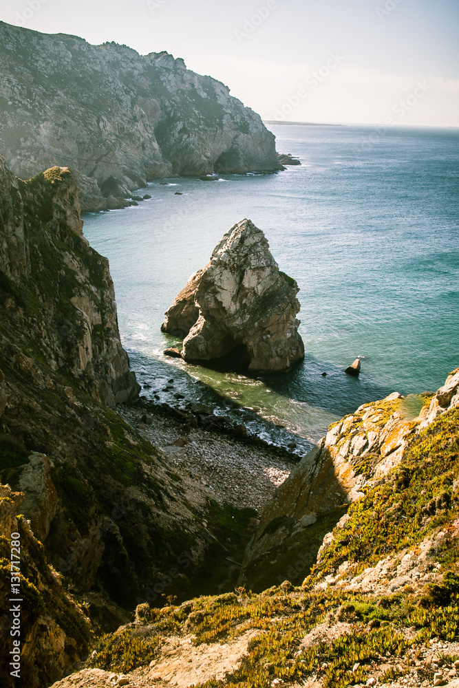 A beautiful landscape on Cabo da Roca in Portugal