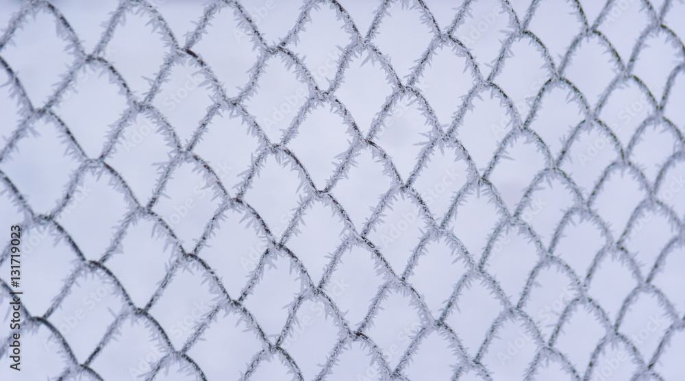 background with wire fence and snow background with wire fence and snow