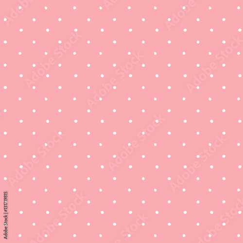 Vector beautiful polka dot pattern.
