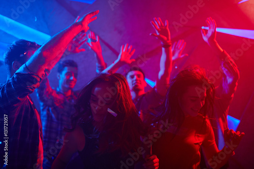 Teens at disco
