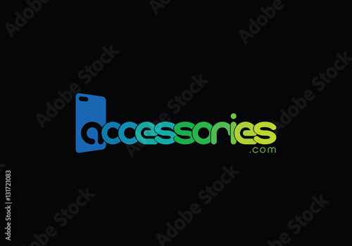 Mobile Store Accessories logo concept illustration Stock Vector | Adobe  Stock