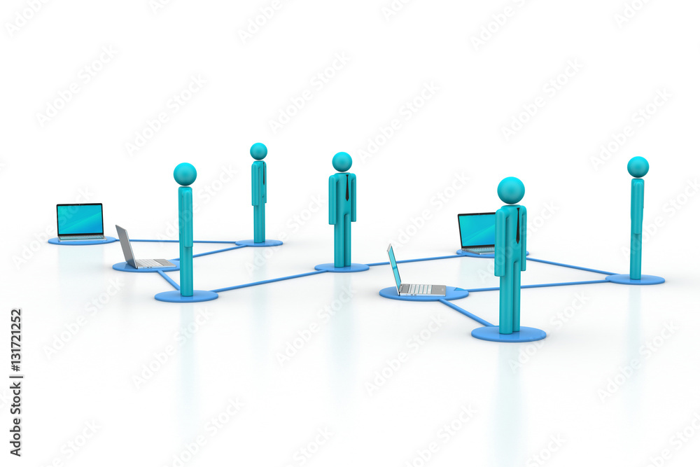 Social network and media concept Social network and media concept