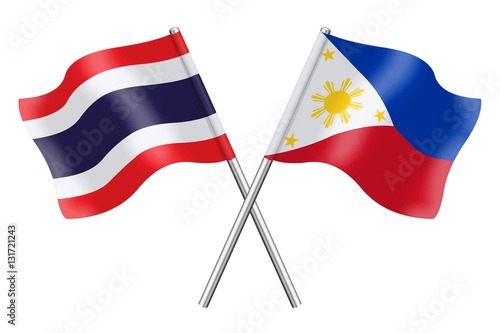 Free Download Flags: Thailand and Philippines - GFXLoad