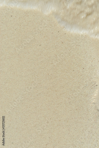 sand texture in the Xpu-Ha beach on the beach of the Caribbean sea of Mexico