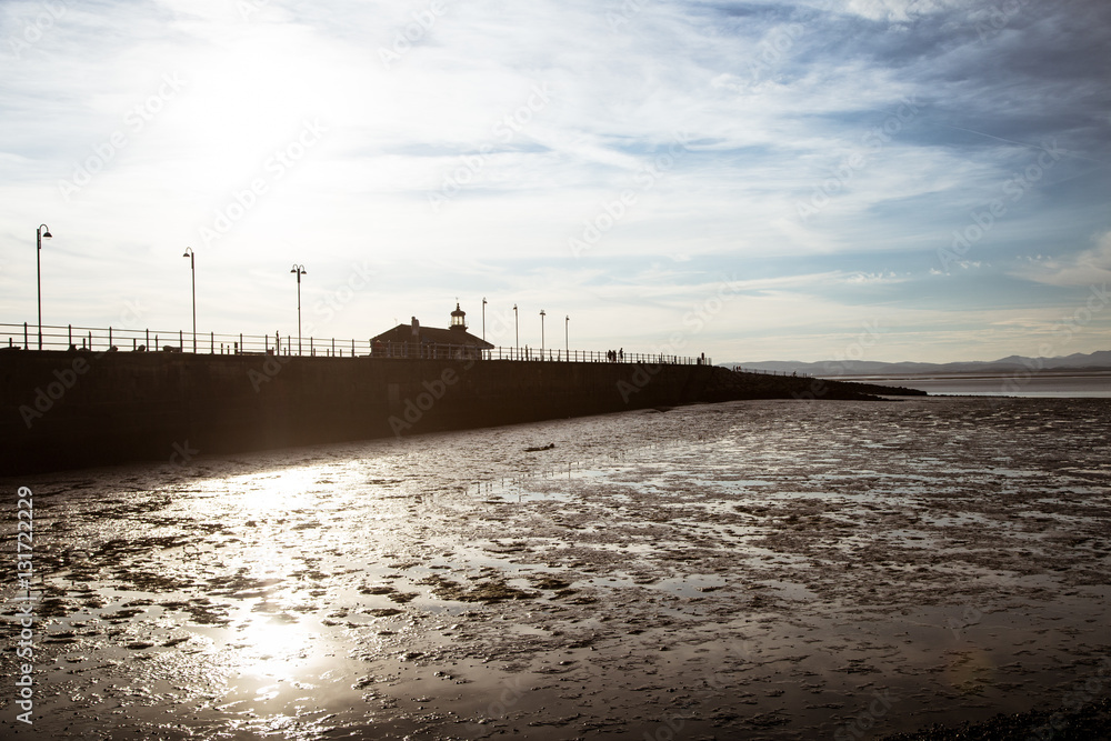 A beautiful view of Morecambe lighthouse