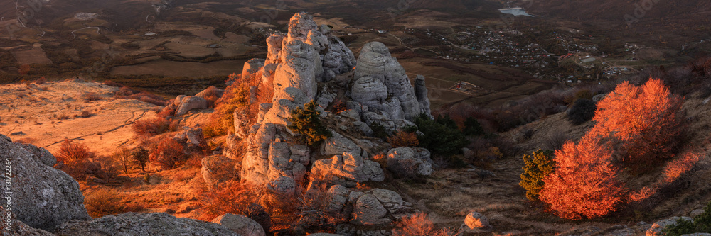 Crimea.  A beautiful panoramic view