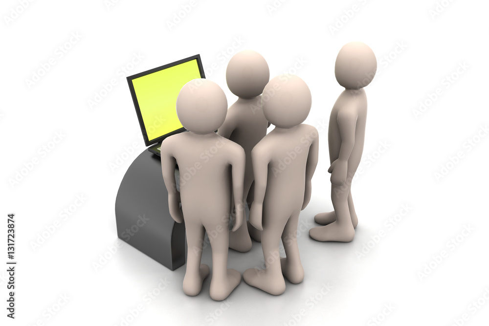 Business team looking at a Laptop Business team looking at a Laptop