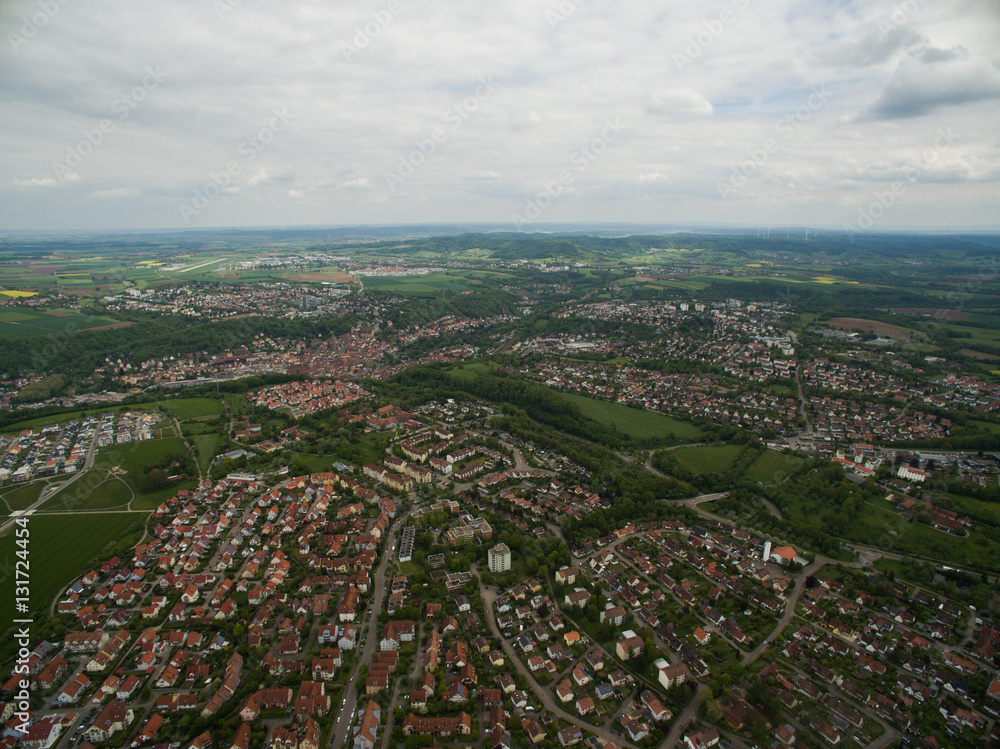 Luftaufnahme von Schwäbisch Hall