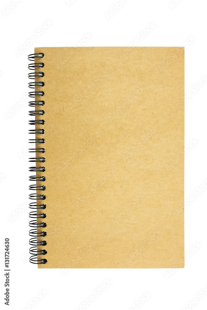 Spiral Notebook isolated on white background Spiral Notebook isolated on white background