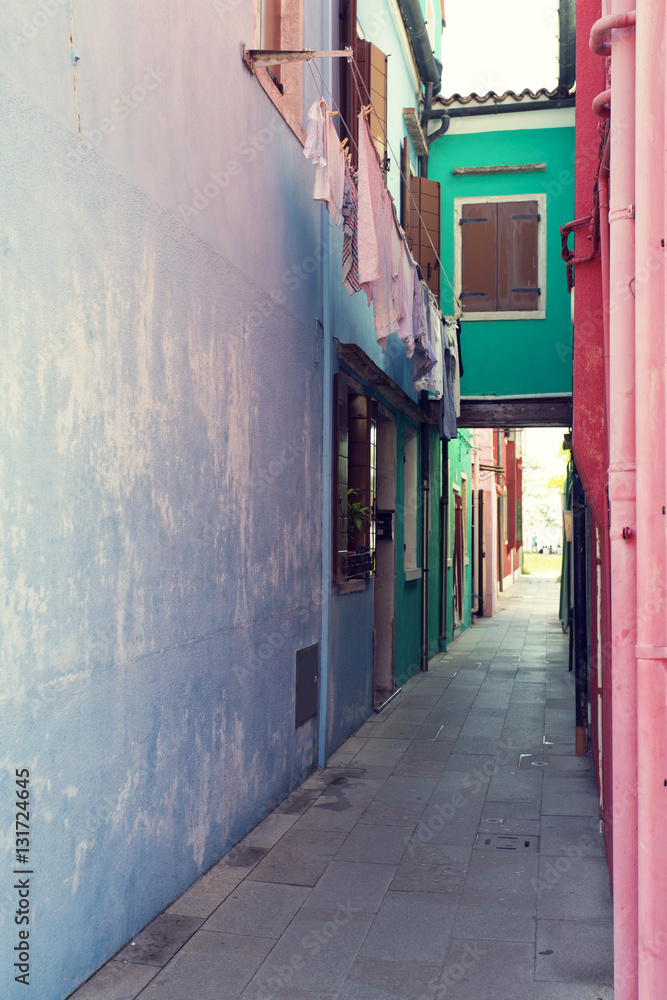 Fototapeta premium Burano island, Venice, Italy