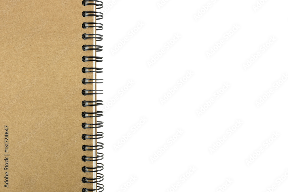 Spiral Notebook isolated on white background Spiral Notebook isolated on white background