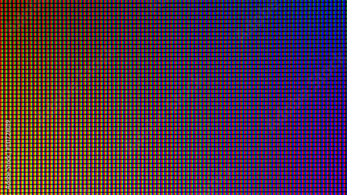 Closeup LED diode from LED TV or LED monitor screen display panel for background and design with copy space for text or image.