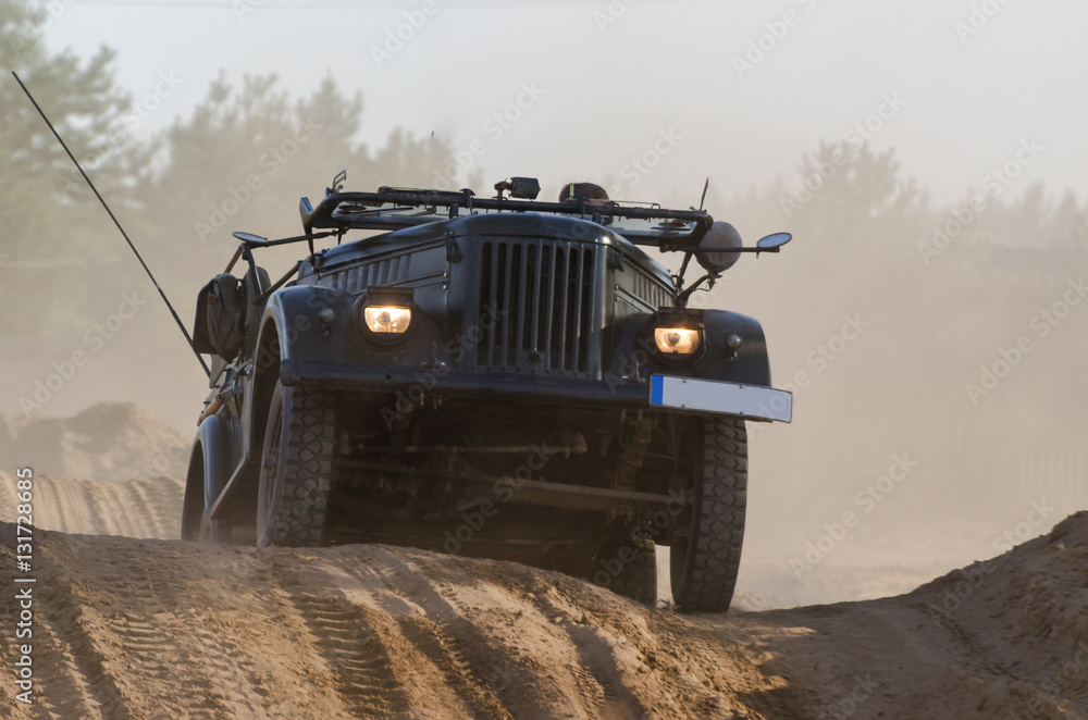 Fototapeta premium MILITARY CAR