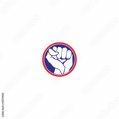 hand grip political logo