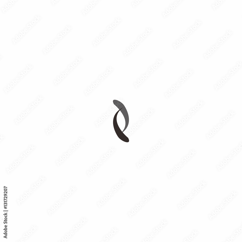 Letter pd abstract logo Letter pd abstract logo