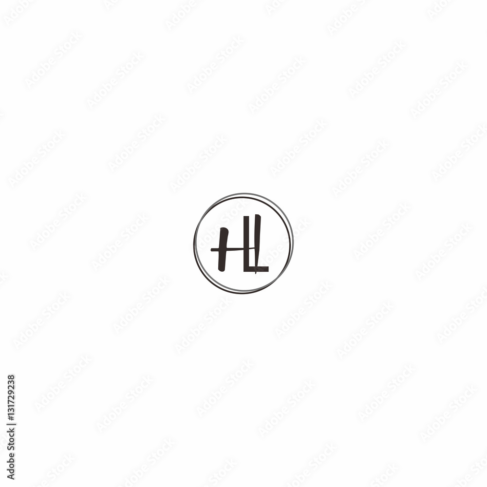 letter HL Logo letter HL Logo