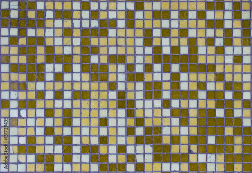 Tile mosaic of small squares