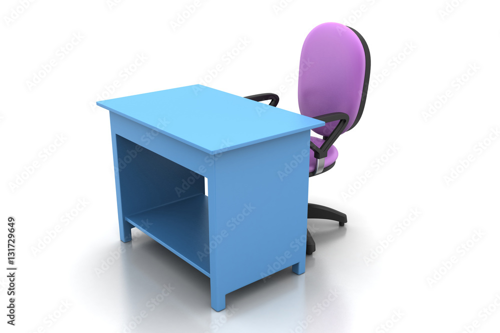Office chair and computer table Office chair and computer table