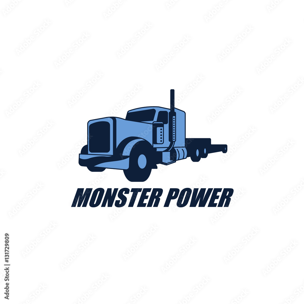 Truck Cargo Courier Logo Vector Design Element
