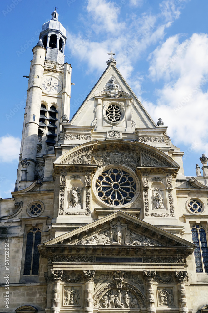 Saint-Etienne-du-Mont church in Paris Saint-Etienne-du-Mont church in Paris