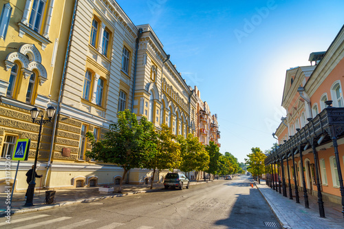 Obraz na plátne ASTRAKHAN,RUSSIA/SEPTEMBER 17,2016: The one of the historic stre