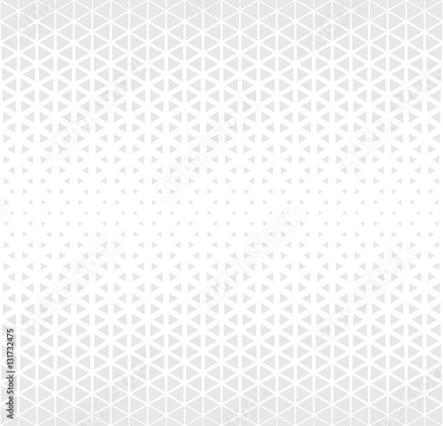 Abstract geometric subtle deco art halftone hexagone and triangle print pattern