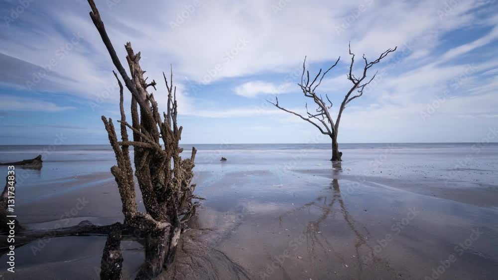 Botany Bay Beach Cloudy Time Lapse Botany Bay Beach Cloudy Time Lapse