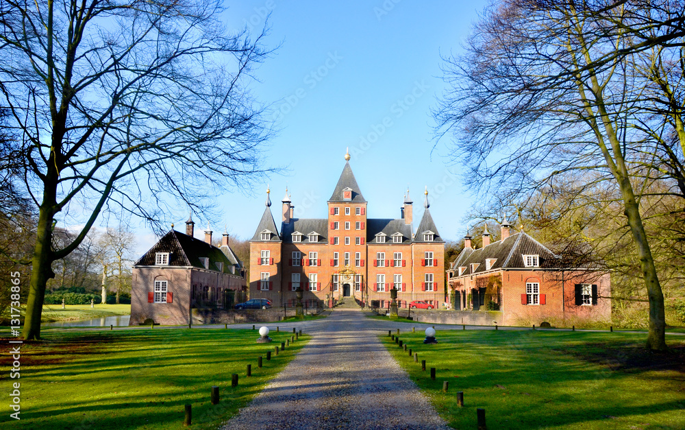 Castle of Renswoude in Netherlands
