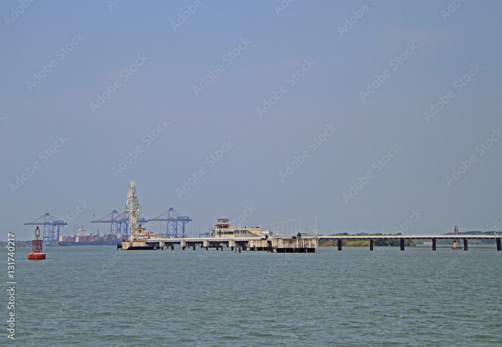 sea port of Kochi, India