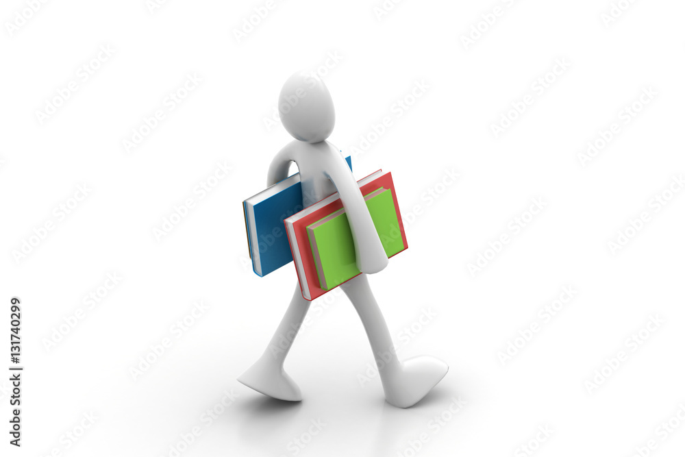 Office assistant with file Office assistant with file