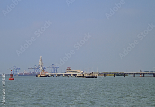 sea port of Kochi, India