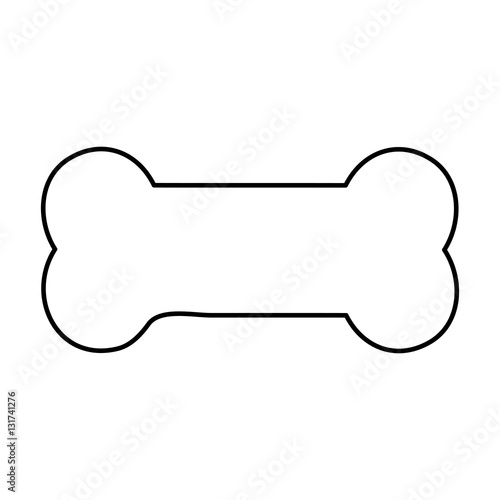 bone toy mascot isolated icon vector illustration design