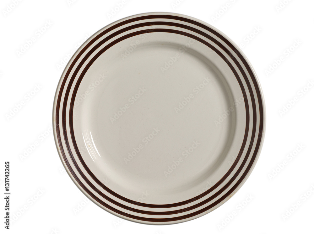 Plate isolated on white Plate isolated on white