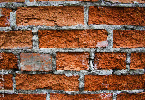 Red brick wall urban background 2 photo