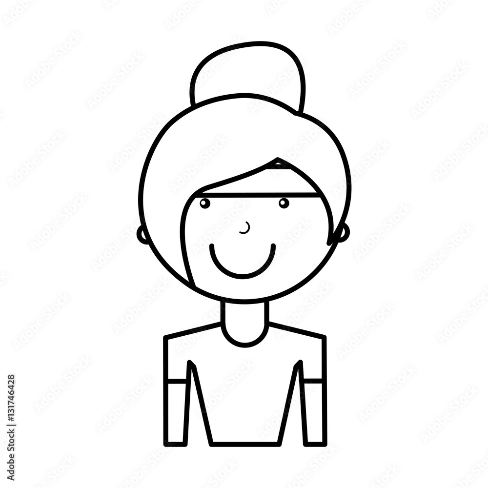 woman athlete avatar character vector illustration design woman athlete avatar character vector illustration design