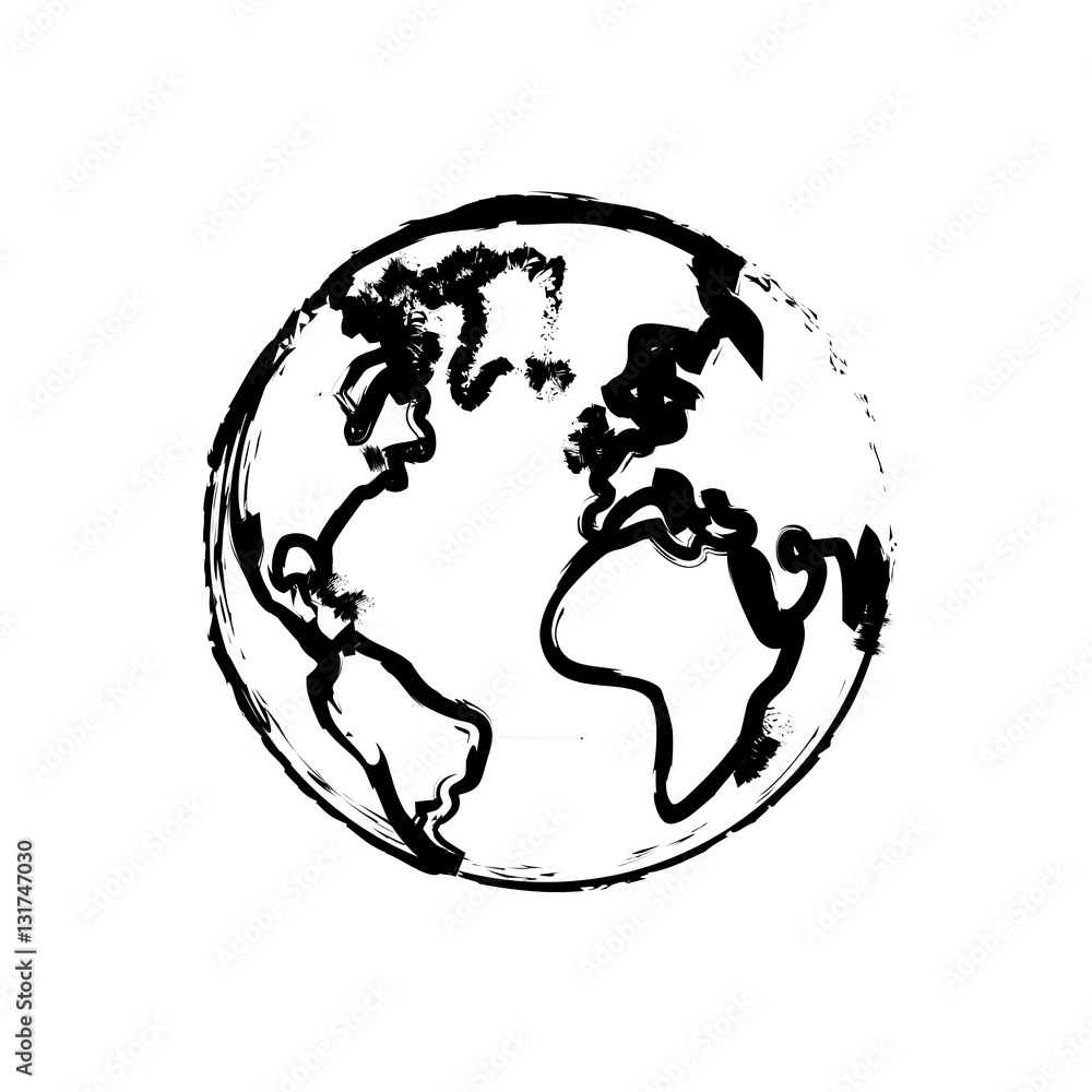 Isolated world earth icon vector illustration graphic design Isolated world earth icon vector illustration graphic design