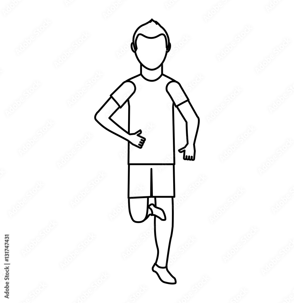 athlete avatar character icon vector illustration design athlete avatar character icon vector illustration design