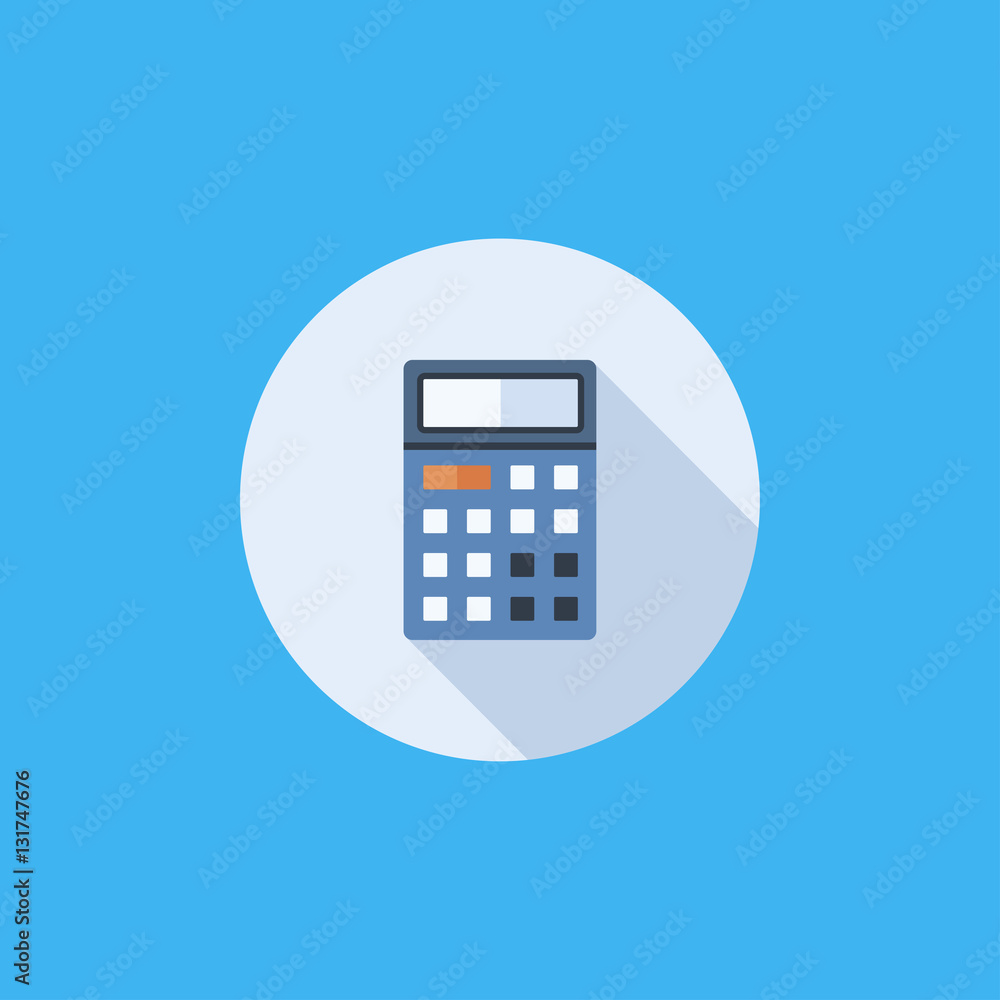 calculator icon.flat design calculator icon.flat design