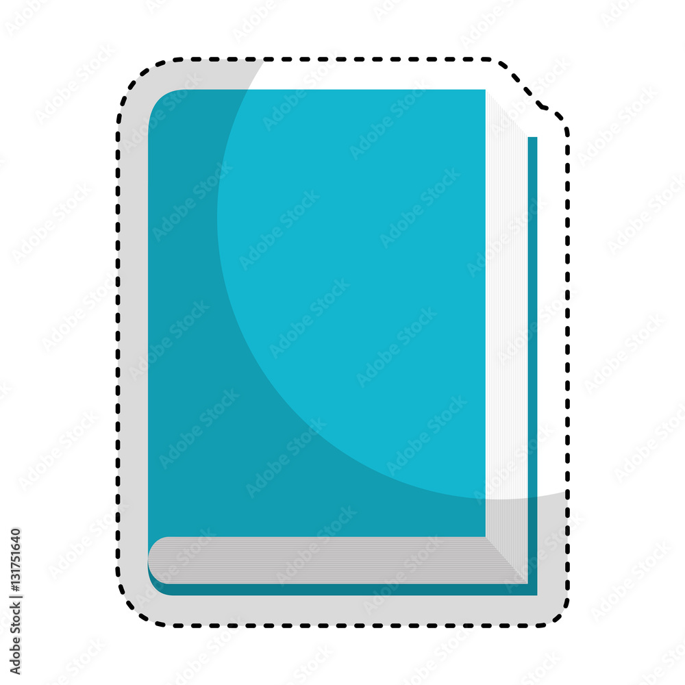 text book library isolated icon vector illustration design