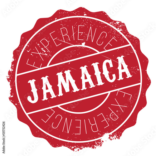 Jamaica stamp rubber grunge