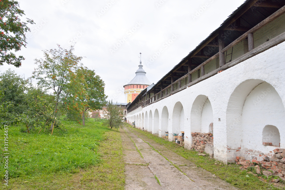 Fortress wall of Saviour Priluki Monastery.