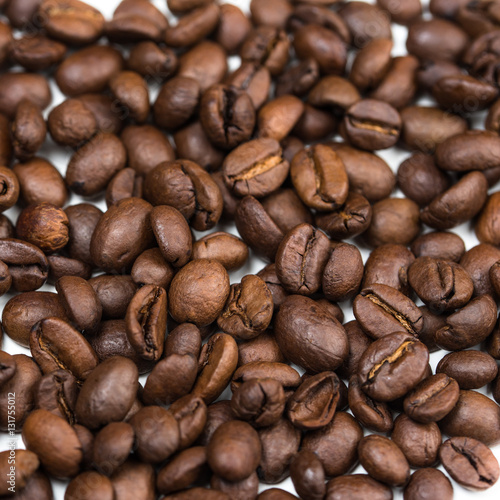 Kaffebohnen - Hintergrund isoliert