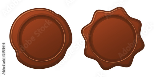 Vector wax seal
