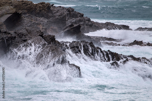 Porto Covo rough coastline sea