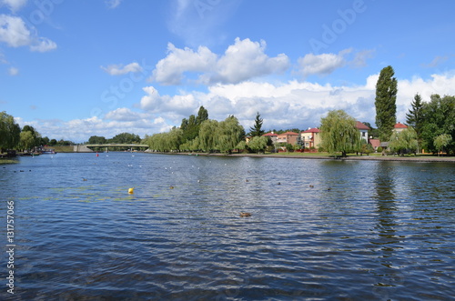 Plakat w ramie Augustów latem/Augustow in summer, Poland