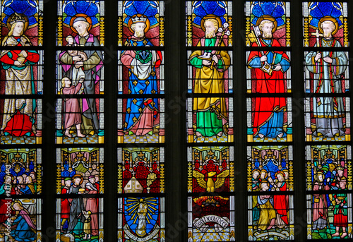 Stained Glass - Catholic Saints