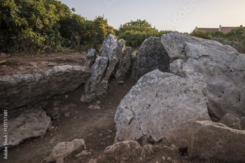 Ancient dolmen structure
